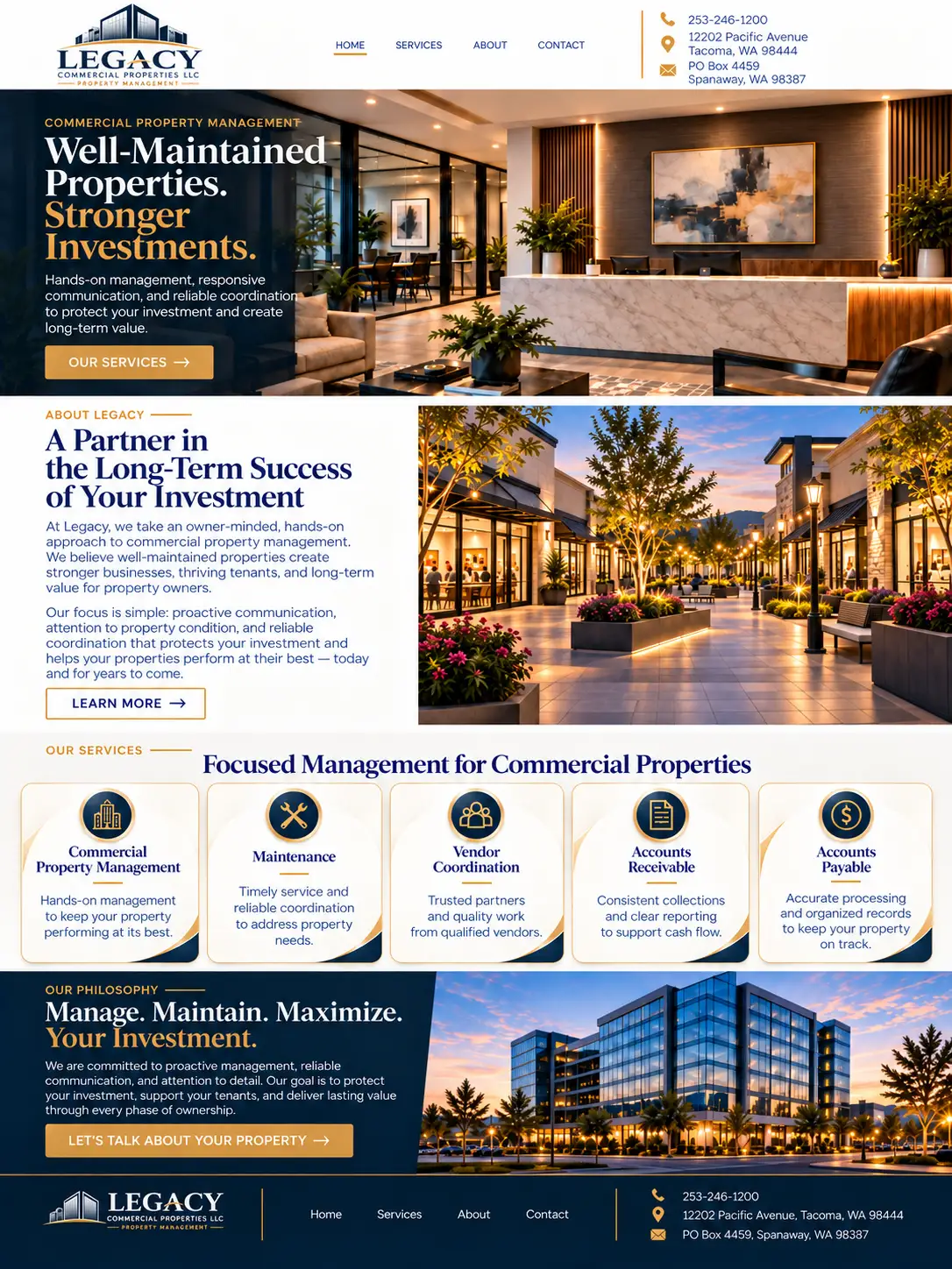 Legacy Commercial Properties LLC — Property Management